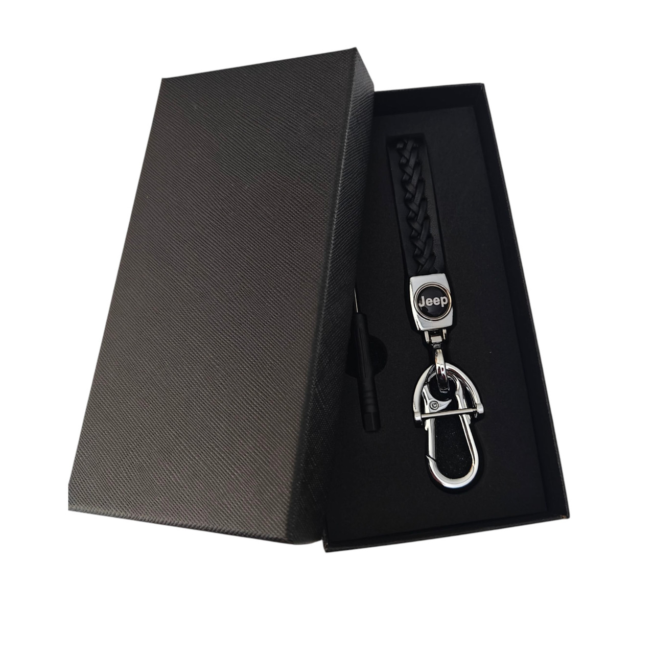 Брелок для автомобільних ключів Jeep з карабіном, фото 1