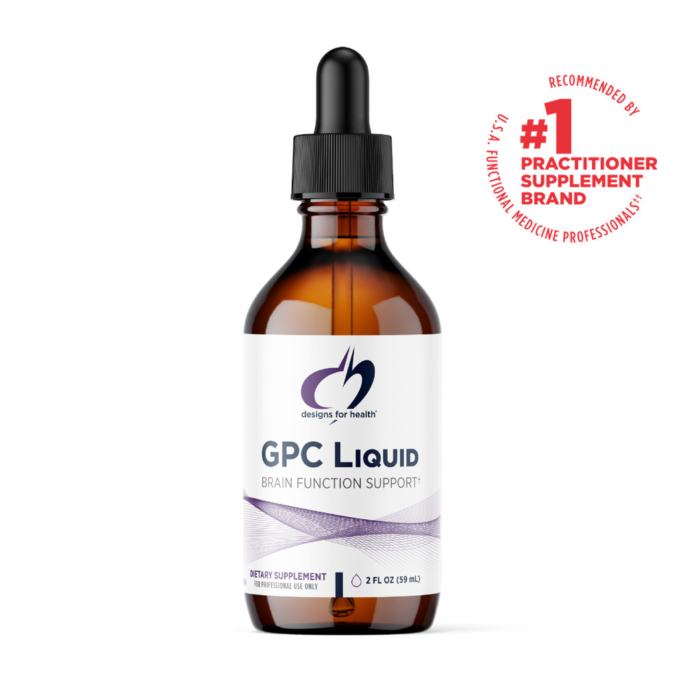 Designs for Health GPC Liquid/GPC Гліцерофосфохолін Підтримка когнітивних функцій 59 мл BX524, фото 1