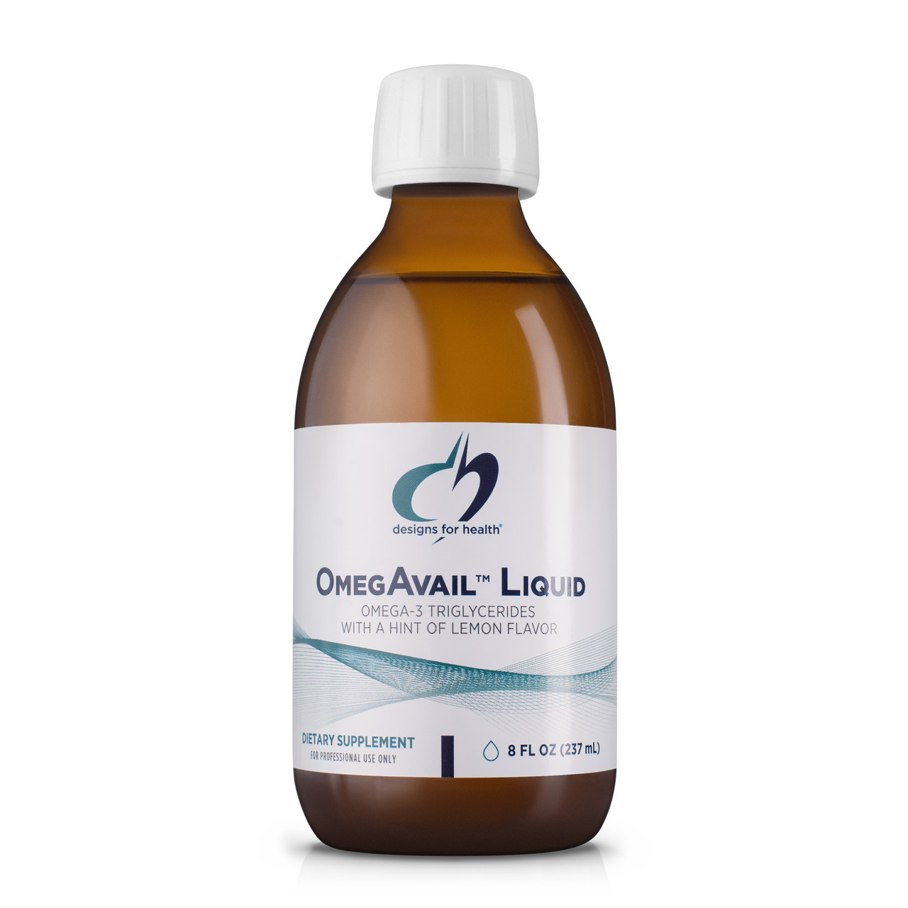 Designs for Health OmegAvail Liquid / Риб'ячий жир Омега-3 зі смаком лимона рідкий 237 мл BX527, фото 1