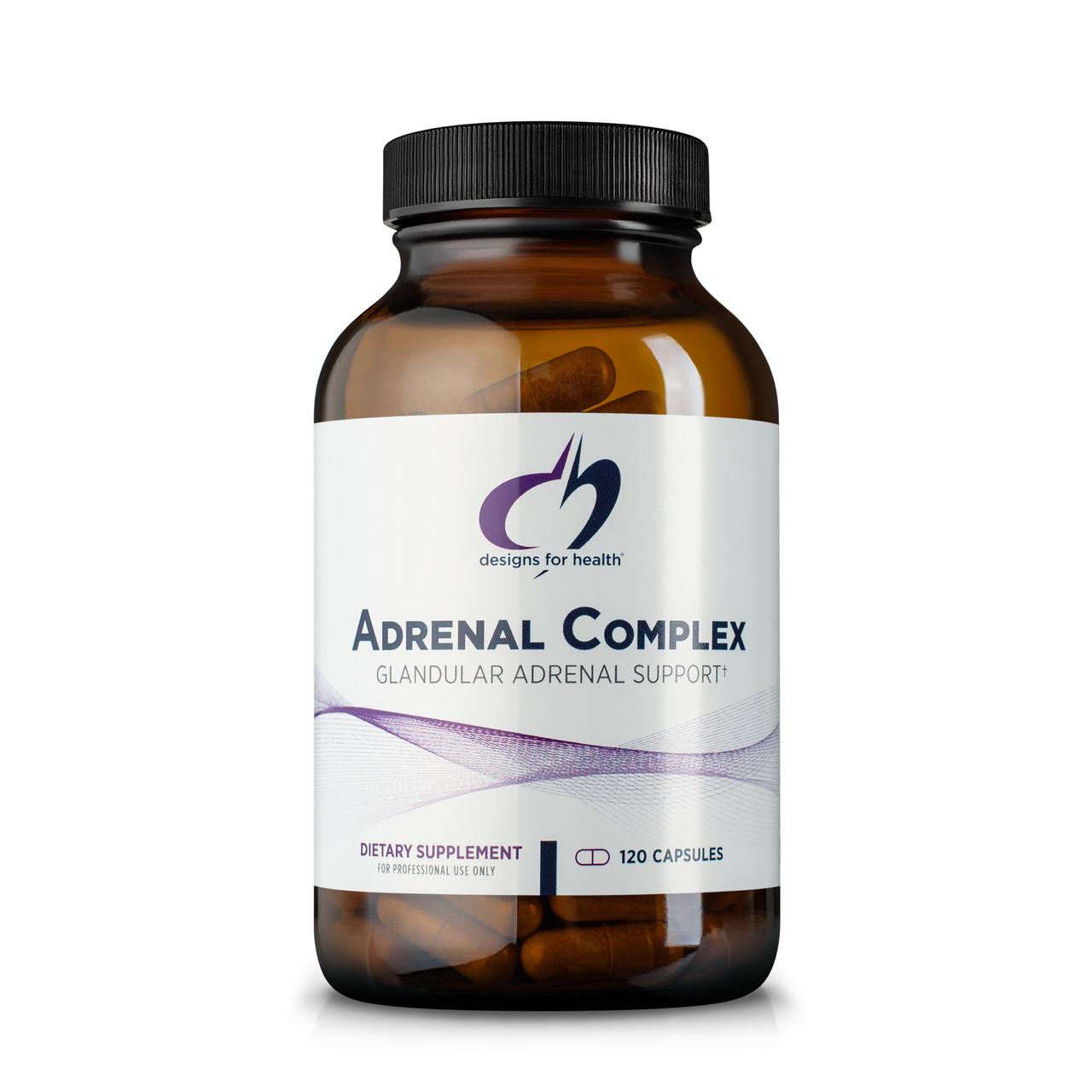 Designs for Health Adrenal Complex / Комплекс для підтримки надниркових камер 120 капсул BX557, фото 1