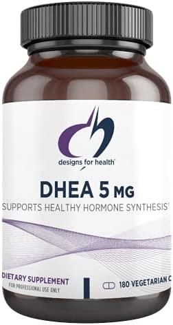 Designs for Health DHEA/ДГЕА/ДГЕА підтримка здорового старіння, м'язів, енергії 5 мг 180 капсул BX564, фото 1