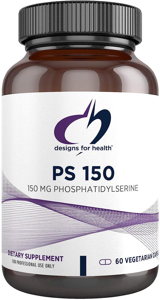 Designs for Health PS 150 Phosphatidyl Serine / Фосфатидилсерин із соняшнику 60 капсул BX587, фото 1