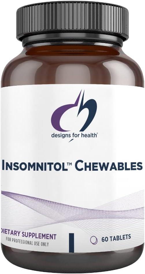 Designs for Health Insomnitol/Заспокійливий комплекс + мелатонін для якісного сну 60 жовт. таблеток BX, фото 1