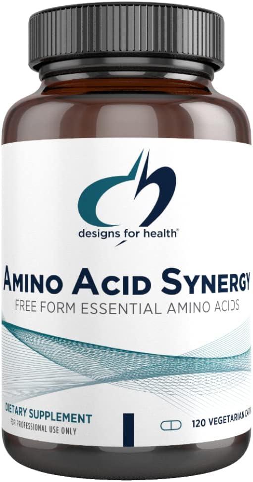 Designs for Health Amino Acid Synergy / 10 незамінних амінокислот у вільній формі 120 капсул BX595, фото 1