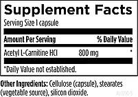 Designs for Health Acetyl L-Carnitine / Ацетил L-карнітин підтримання виробництва енергії 90 капсул BX971, фото 2