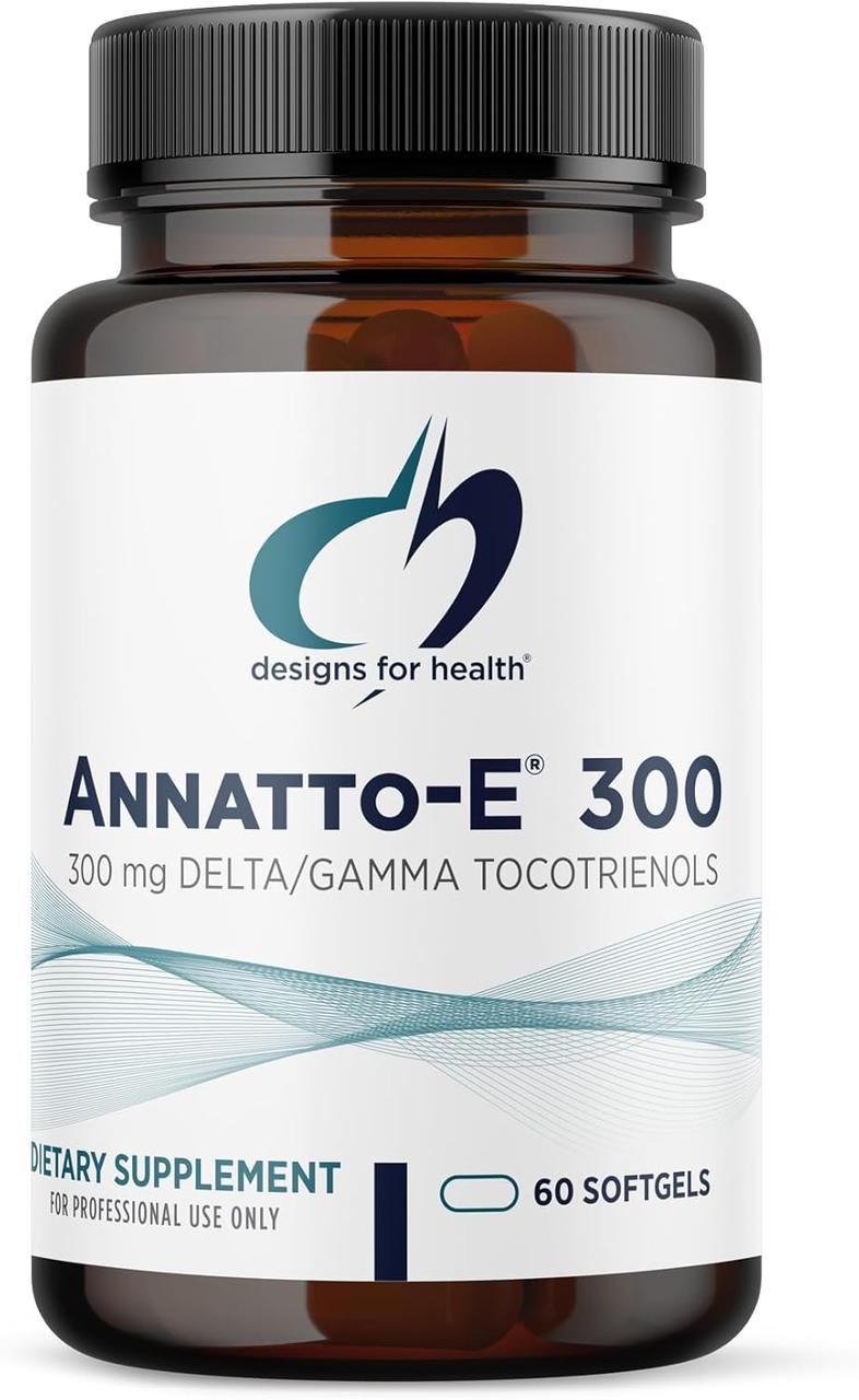 Designs for Health Annatto-E 300 / Токотріеноли Здоров'я серцево-судинної системи 60 капсул BX982, фото 1