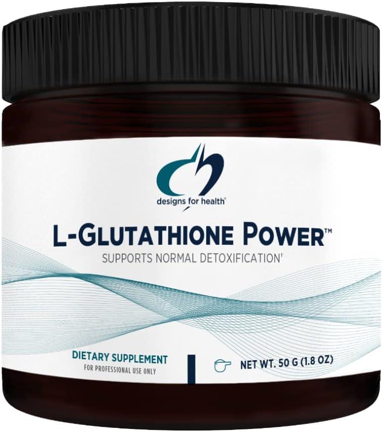 Designs for Health L-Glutathione / Глутатіон підтримка здорового детоксу 50 г BX985, фото 1