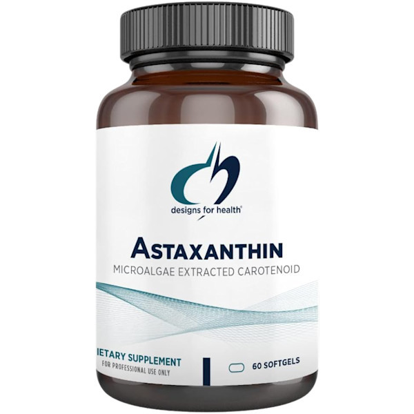Designs for Health Astaxanthin/Астаксантин антиоксидант 6 мг 60 капсул BX003, фото 1