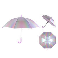 Парасоля дитяча Kite K24-2001-3 рожевий голографік