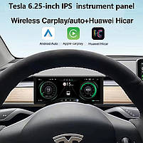 Дисплей приладової панелі Makede T-601 6,25" Tesla 3 Y Linux CarPlay Model 3 c 2017 - н.в; Model Y c 2020 5шт, фото 6