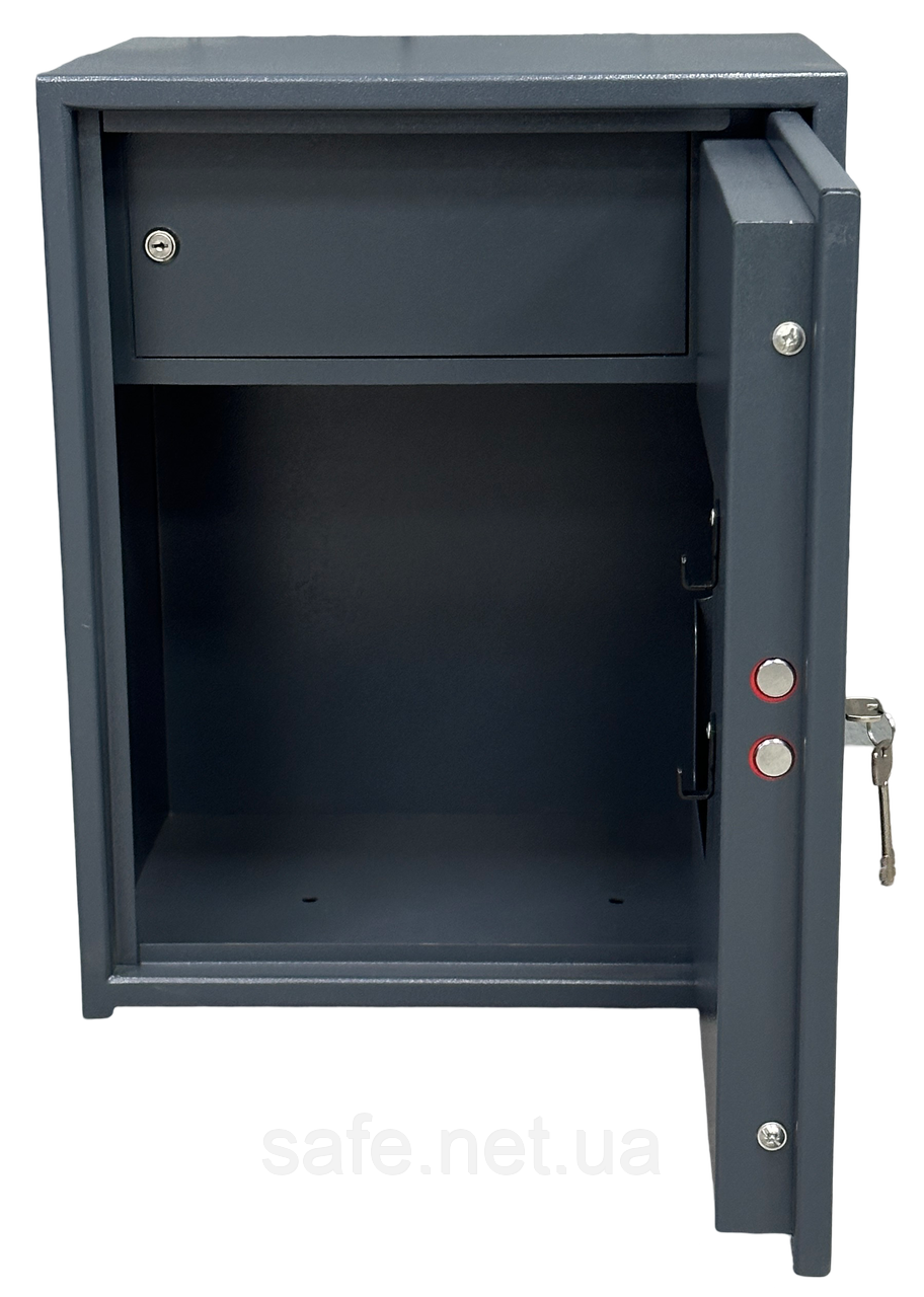 Сейф офісний MZAVOD СБП-550 (ВxШxГ:550x440x360), сейф для офісу, сейф для докуменів, грошей і друку