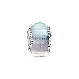 Срібна намистина Pandora «Різнокольорове муранське скло та вигнуте пірʼячко» 792577C00, фото 2