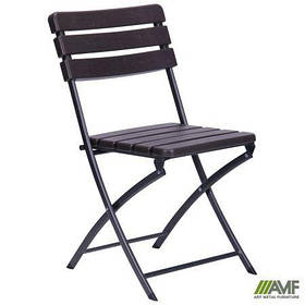 Стілець складаний Даймлер пластик Wooden Brown