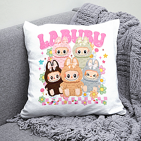 Подушка 35*35 см Лабубу