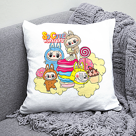 Подушка 35*35 см Labubu / Лабубу