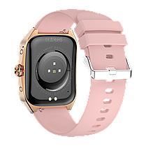 Смарт годинник Smart Watch 4you VIBE (1.95, AMOLED, 300 mAh, Дзвінки, Metal) Gold/Pink, фото 3