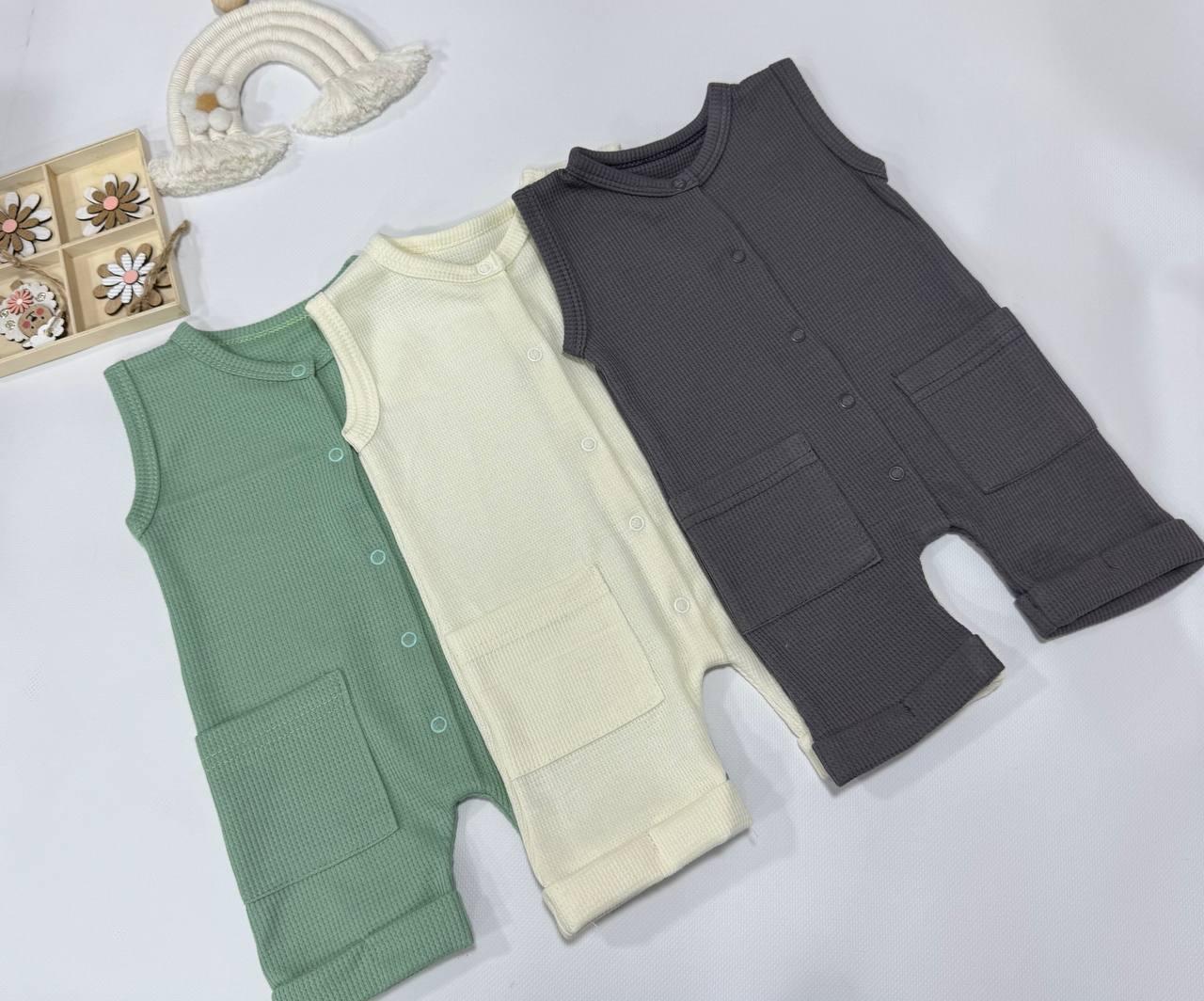 Пісочник для новонароджених з інтерлоку вафля, фото 1