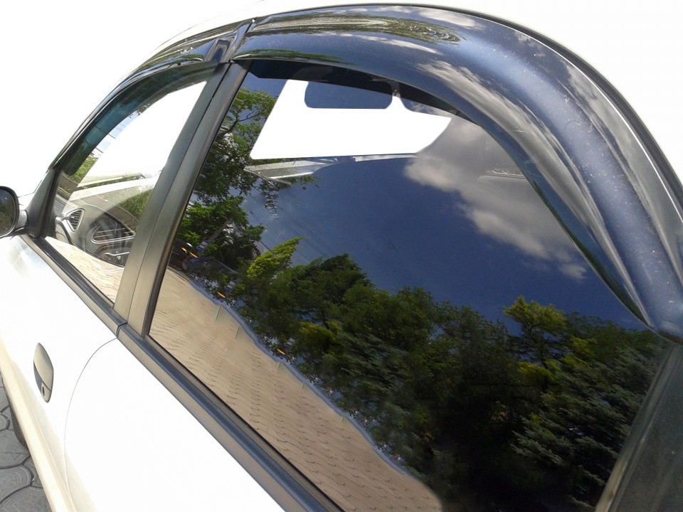 Вітровики (4 шт, HIC) для Daewoo Lanos, фото 1