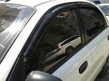 Вітровики (4 шт, HIC) для Daewoo Lanos, фото 4