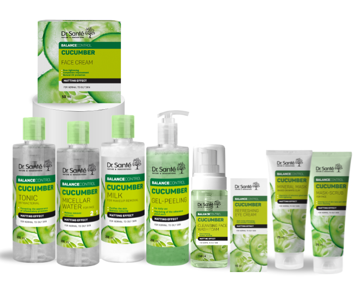 Набір по догляду за обличчям Dr.Sante Cucumber Balance Control, фото 1