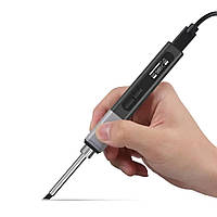 GVDA GD300 65W, жало GD-KR, PD Type-C – паяльник з живленням USB-C, компактний портативний інструмент для точної пайки,