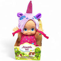 Лялька в капелюшці 14 см (бузковий єдиноріг)