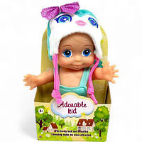 Лялька в капелюсі 14 см (бірюзовий пінгвін)