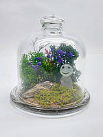 Мосаріум в куполі "Лісовий дух", композиція з стабілізованих рослин