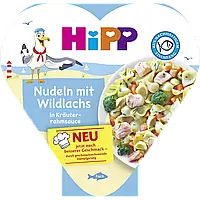 Готовий обід - Макарони з диким лососем в пряно - вершковому соусі, для дітей з 12 місяців, 250 грам