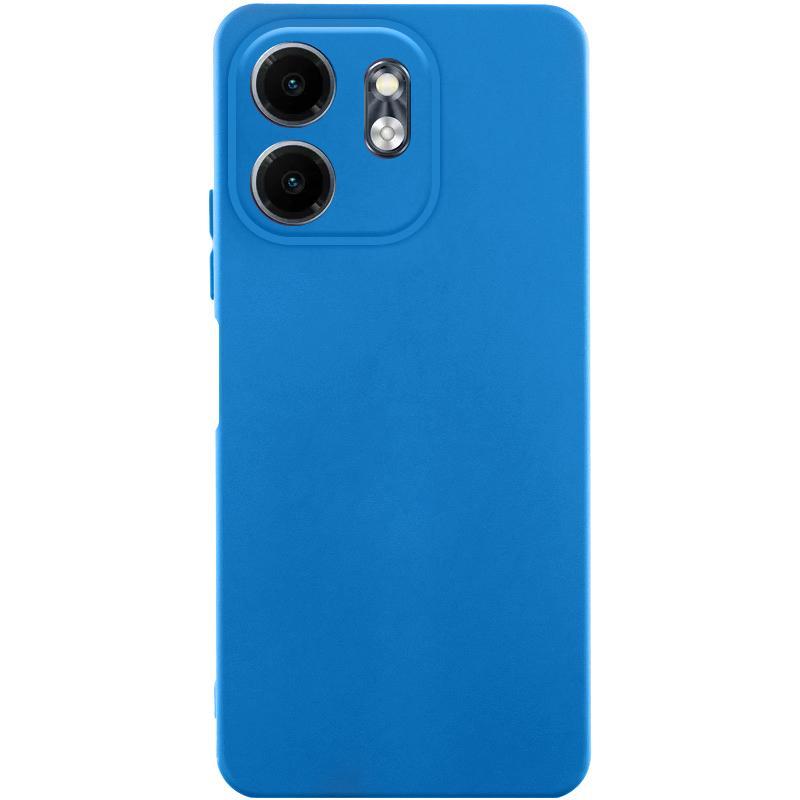 Чохол GETMAN Liquid Silk Full Camera для Infinix Smart 9 4G / Hot 50i | TPU + Мікрофібра Синій / Royal blue, фото 1