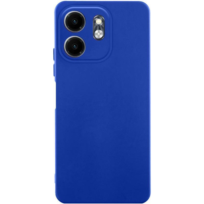 Чохол GETMAN Liquid Silk Full Camera для Infinix Smart 9 4G / Hot 50i | TPU + Мікрофібра Синій / Deep navy, фото 1