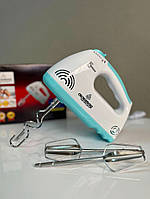 Міксер ручний кухонний Crownberg CB-7323 потужністю 300 Вт на 5 швидкостей