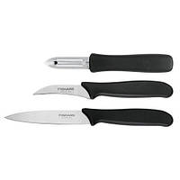 Набір з 3 ножів для чищення Fiskars Essential Peeling Set (1024162)