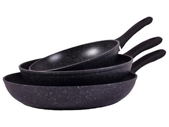 Набір універсальних сковорідок Benson BN-499 (24/26/28см) (4)