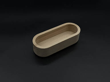 Дерев'яна форма для заливання свічки, кашпо. 15х6х4см (13.5х4.5х2.7см)