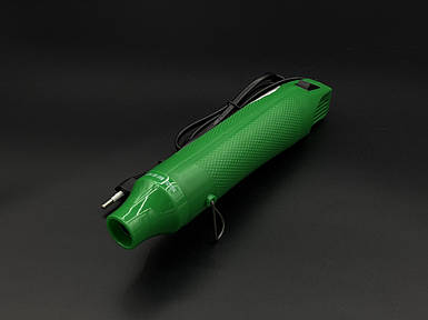 Термопістолет гарячого повітря 300 Вт. Зеленого  кольору.