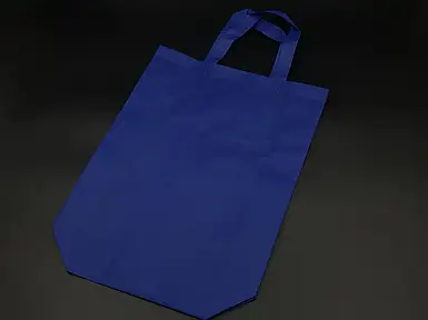 Еко сумка спанбонд. Колір синій. 30Х38Х10см