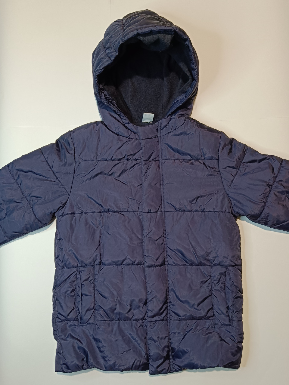 Зимова дитяча куртка 110 см, 5 років, синя, Petit Bateau, фото 1