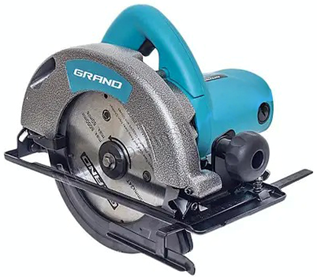 Пила дискова Grand ПД-185-1950 Мережевий інструмент 1950 Вт Диск 185 мм Україна, фото 1