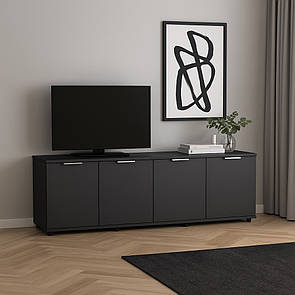 Тумба ТБ на 4 відділення з полицями. Шир 160 см.