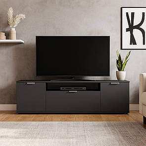 Тумба ТБ на 3 секції з полицями. Шир 160 см.