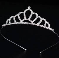Діадема дитяча на випускний із кристалами