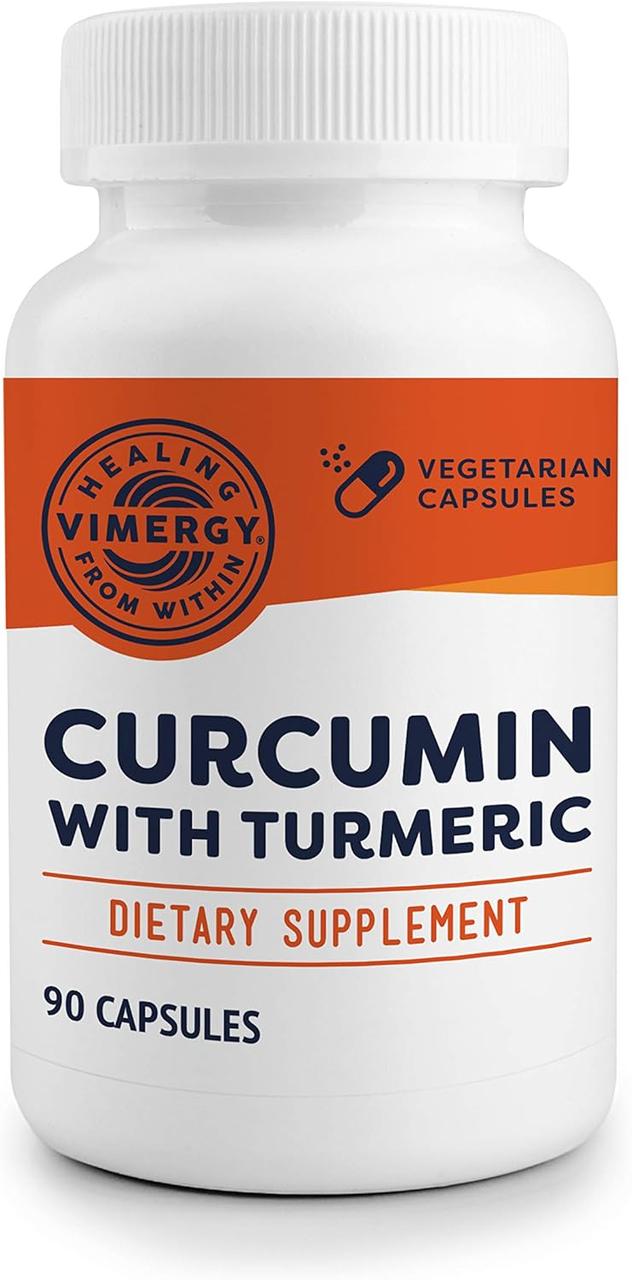 Vimergy Curcumin with Turmeric / Куркумін із куркумою протизапальна підтримка 90 рідких капсул
