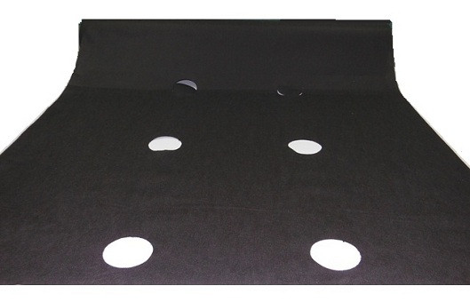 Агроволокно 50 г 1,07х100 м чорне з перфорацією, Agreen