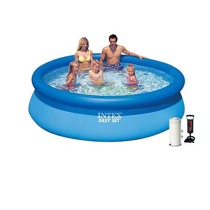 Надувний басейн Intex 28122-3, 305 х 76 см (2 006 л/год, підстилка, тент, насос), фото 1