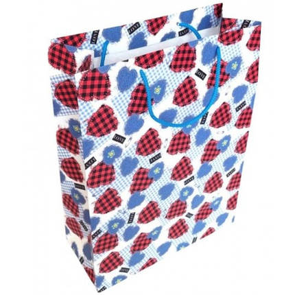 Пакет паперовий з ручками 32х42х14см диз. GB22-324214-07 в упаковці 10 шт., фото 1