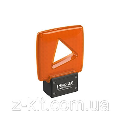 FIFTHY/24/OR Світлодіодна миготлива сигнальна лампа на 24 V з вбудованою антеною, жовтогарячого кольору Roger, фото 1
