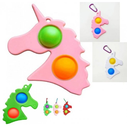 Брелок + РОР it Єдиноріг в пакеті 9*9см