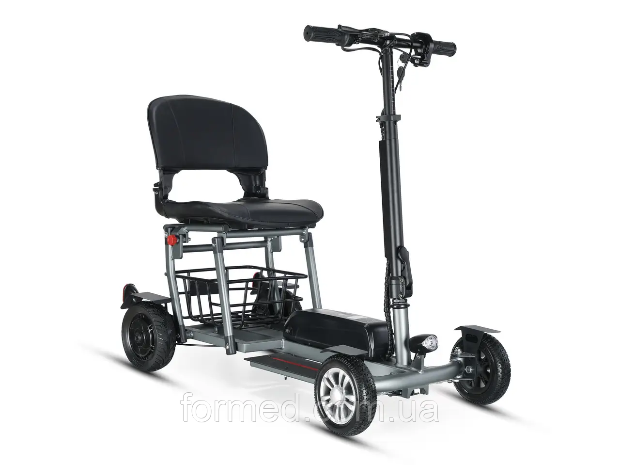 Чотириколісний складаний електроскутер для інвалідів і літніх людей MIRID S-01, фото 1