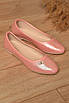 Балетки жіночі рожевого кольору 181410T Безкоштовна доставка, фото 4